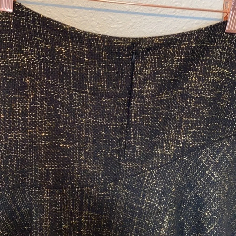 💜💜 Lena Medoyeff Black Silk Skirt Size XS